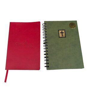 Set of 2 Christian Religious Journals notebooks New